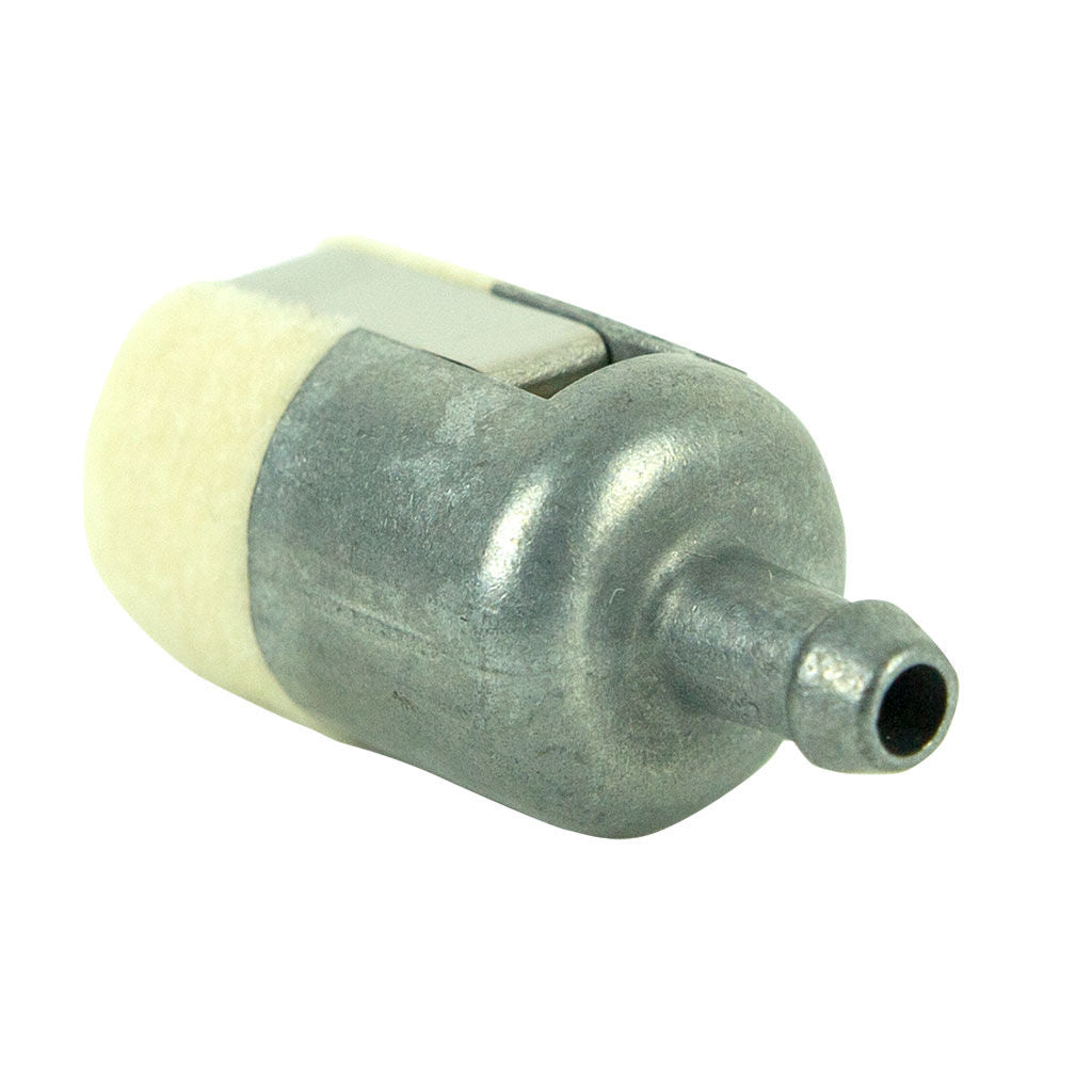 Genuine Walbro small in-tank fuel filter with 3/16 inch barb, SKU 125-527-1, shown as a single filter