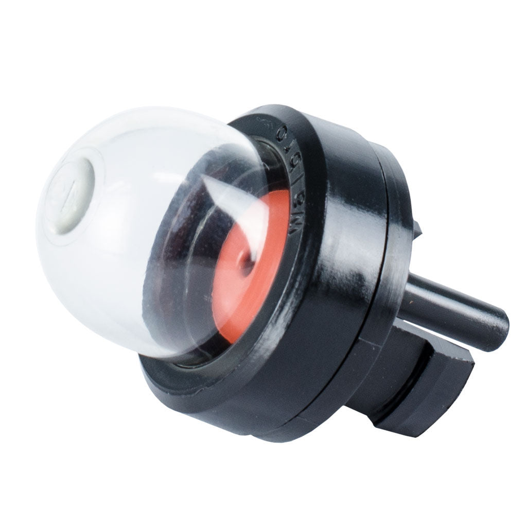 Walbro primer bulb assembly with two fuel hose fittings and locating tabs, SKU 188-512-1