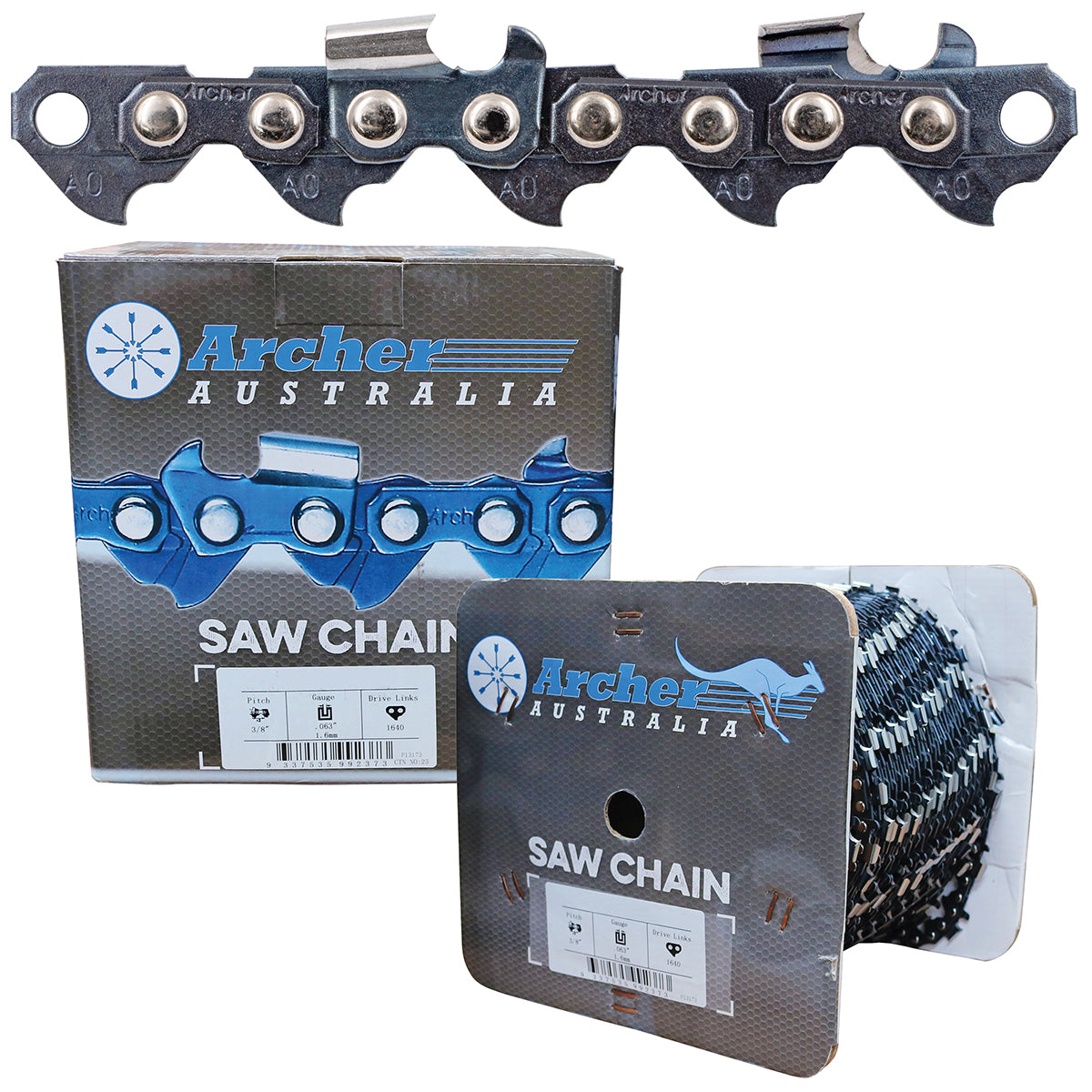 Chainsaw Chain - 3/8", .050", Semi Chisel 100ft By Jakmax - 050-100R - featured image