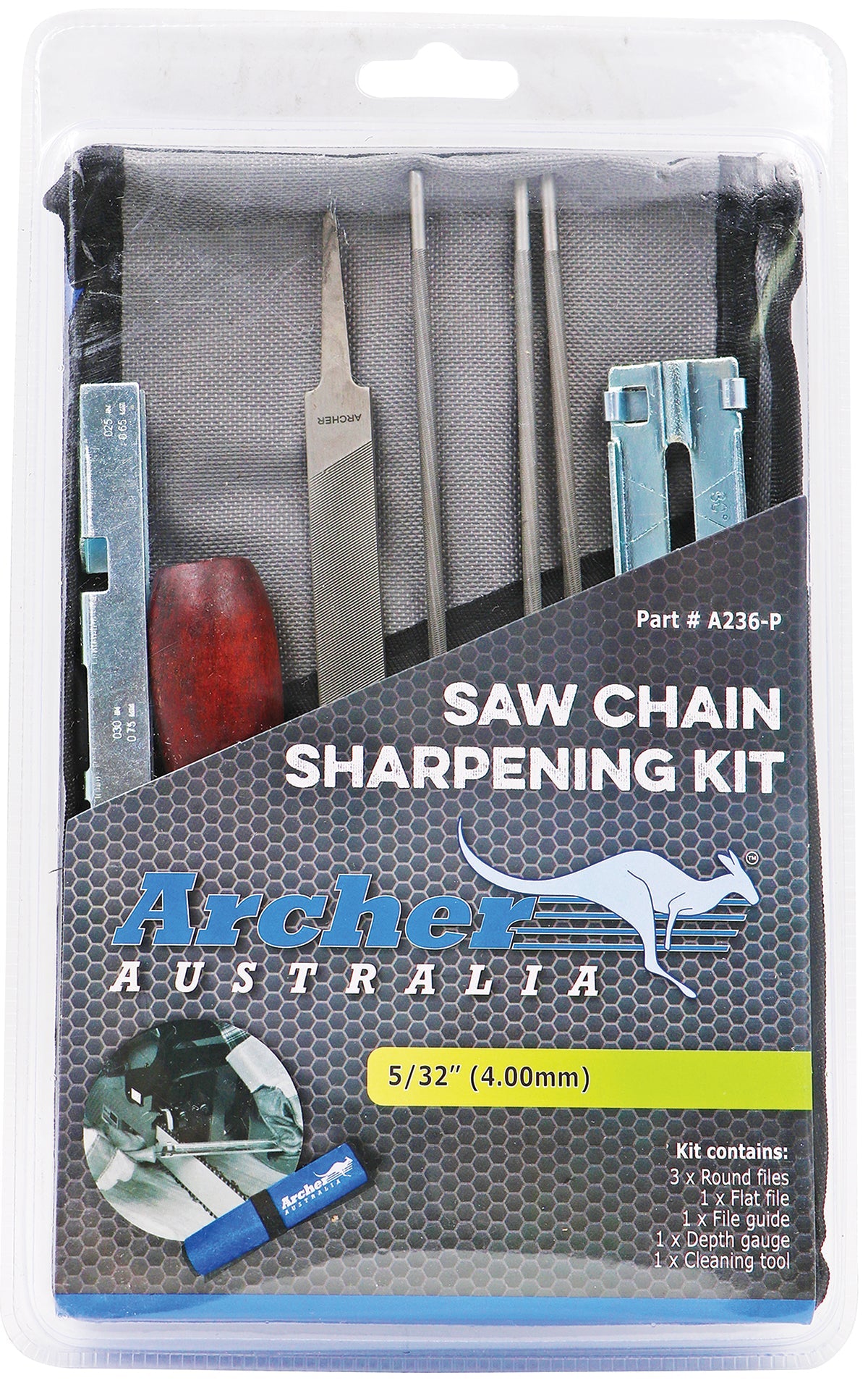 SHARPENING KIT ROLL UP POUCH 5/32'' By Jakmax - P - featured image