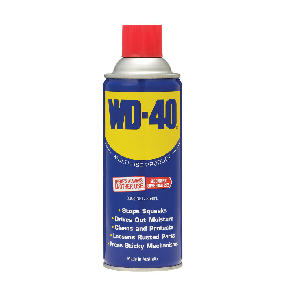 WD-40 300G Aerosol can 368mL multi-purpose lubricant spray, SKU ADV7871