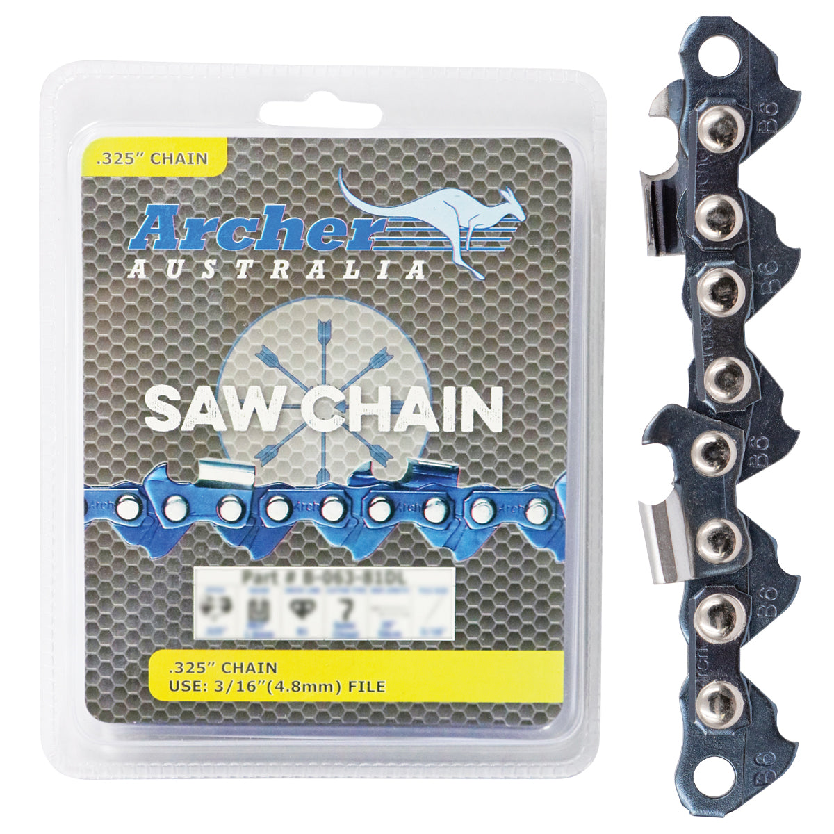 Chain Loop Semi Chisel - .325", .063", 72DL By Jakmax - 063-72DL - featured image