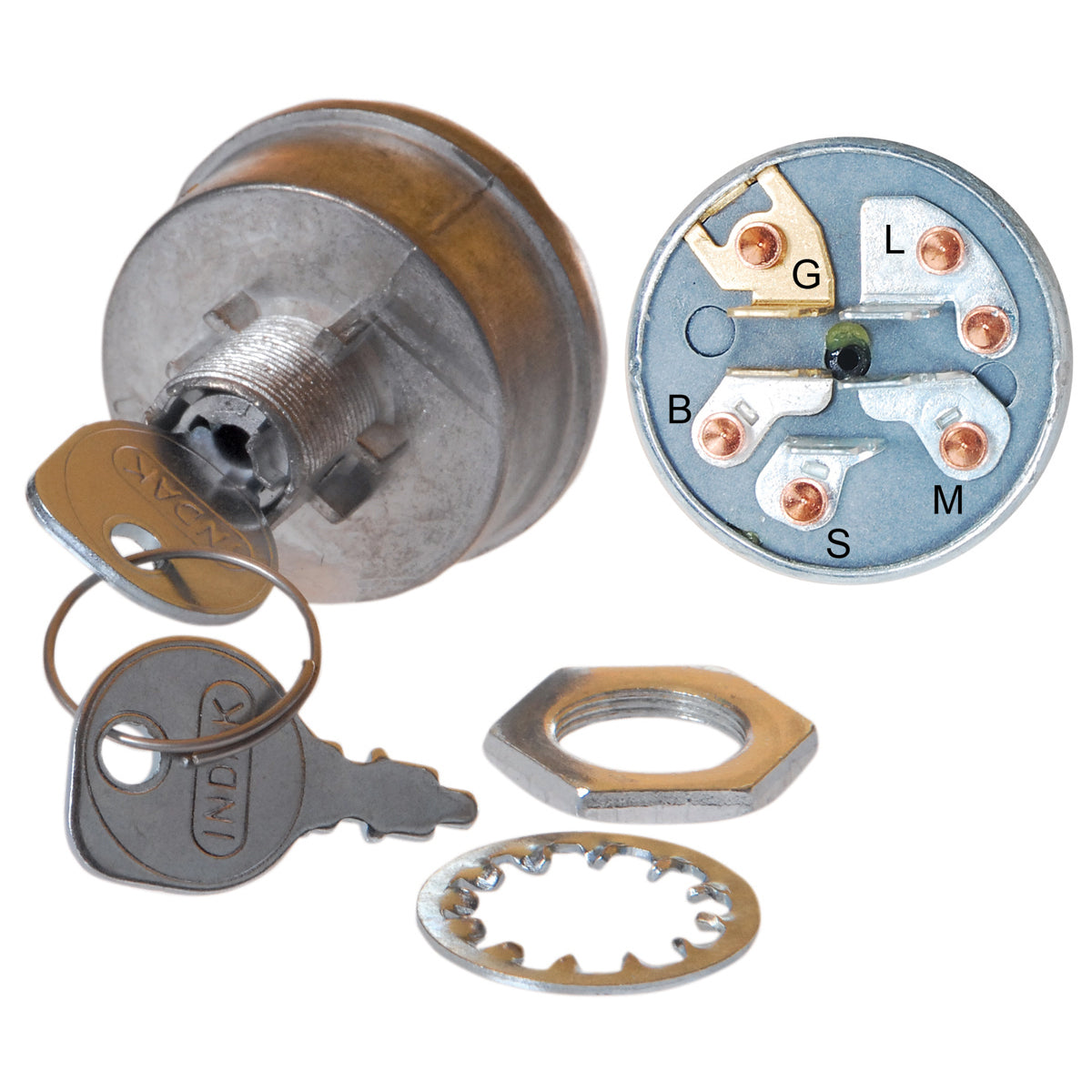 Ignition Switch - AYP 102972X, Briggs & Stratton 490066, 493625 By Jakmax - image 1
