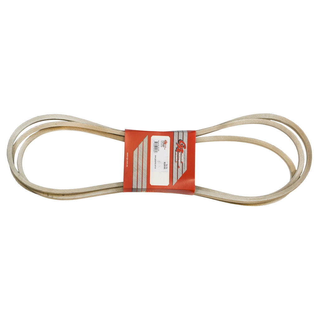 GreenPower Kevlar 69169 V-belt, 5/8 inch wide cutter deck belt for Great Dane mowers, SKU BEL69169G