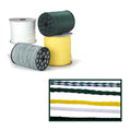 Roll of R&R 1/4 inch poly braided rope, 1000 foot length, SKU BG287GW