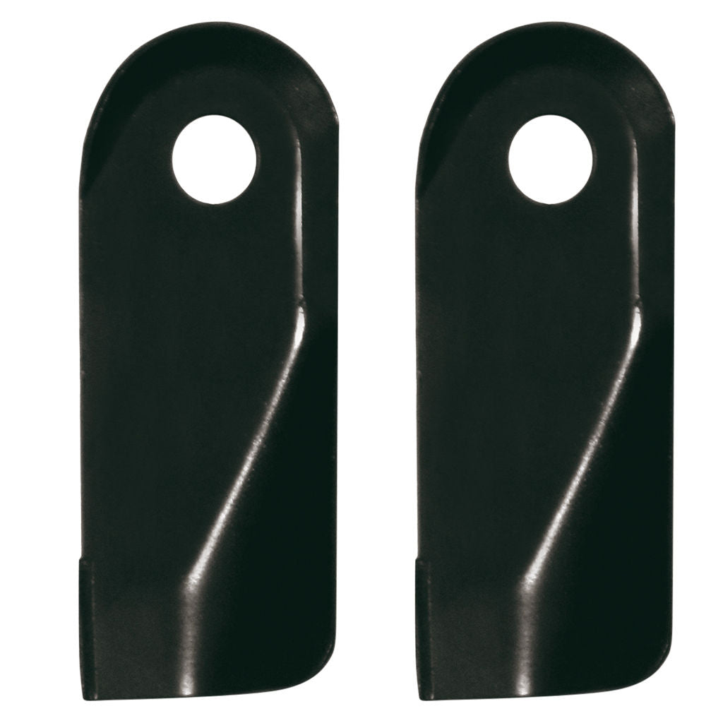 BLD304 Jetfast Turner 3-1/2 inch domestic swing-back mower blade pair, flat blades with formed flute, skin packed