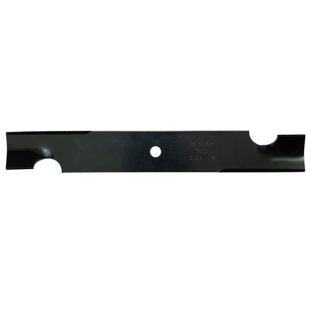 18 inch high lift bar blade with round centre hole for Gravely and Ferris mowers, SKU BLR6581