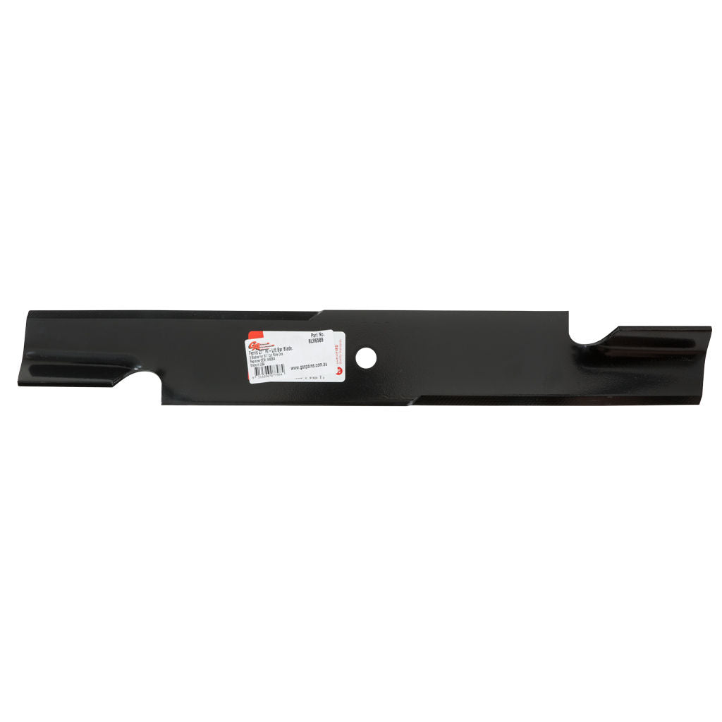 21 inch high lift bar blade with round 5/8 inch centre hole for Ferris and Scag 61 inch decks, SKU BLR6589