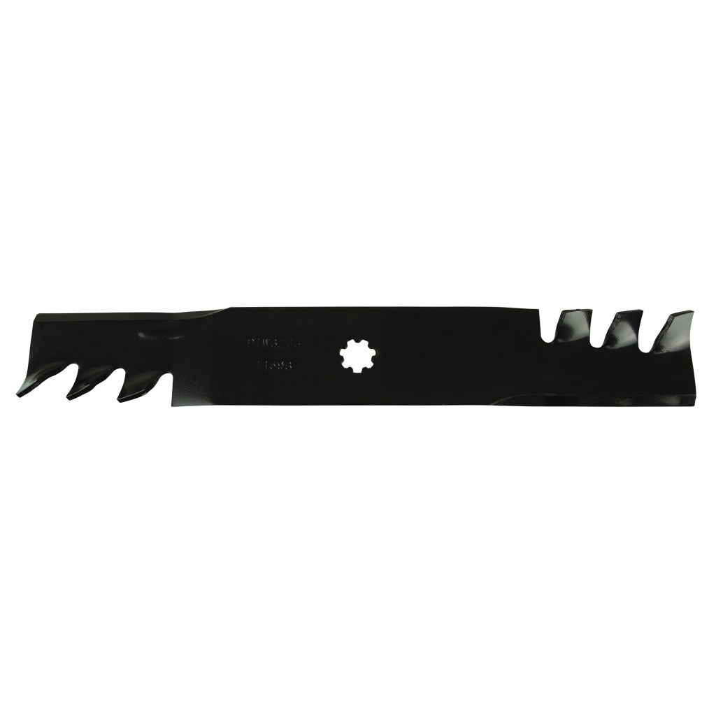 Copperhead 17 inch 3-in-1 mulcher bar blade with 7-point star centre hole, SKU BLR8149, for John Deere 48 inch cut mowers