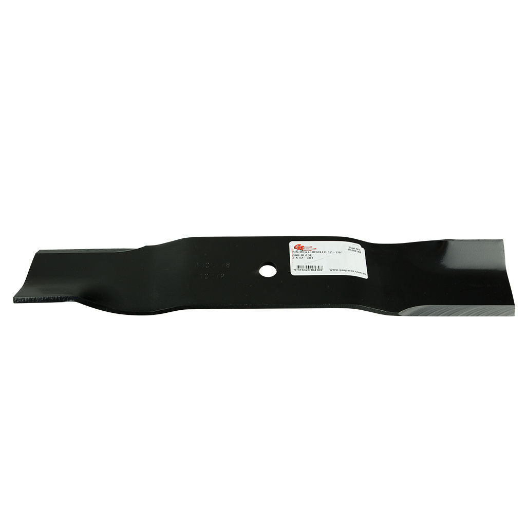 BLR8168 non-genuine 17-7/8 inch stepped and fluted bar blade for 52 inch cut Hustler mower decks