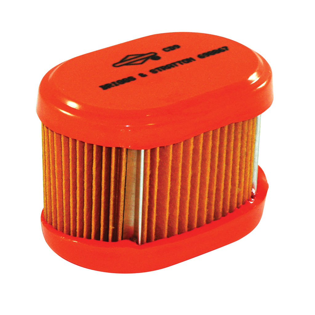 Genuine Briggs &amp; Stratton cartridge air filter, SKU BRI790166, rectangular filter element shown on white background