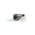 GASPARES BRN7153 female square arbor 10mm x 1.25mm left-hand countersunk for Stihl, metal component.