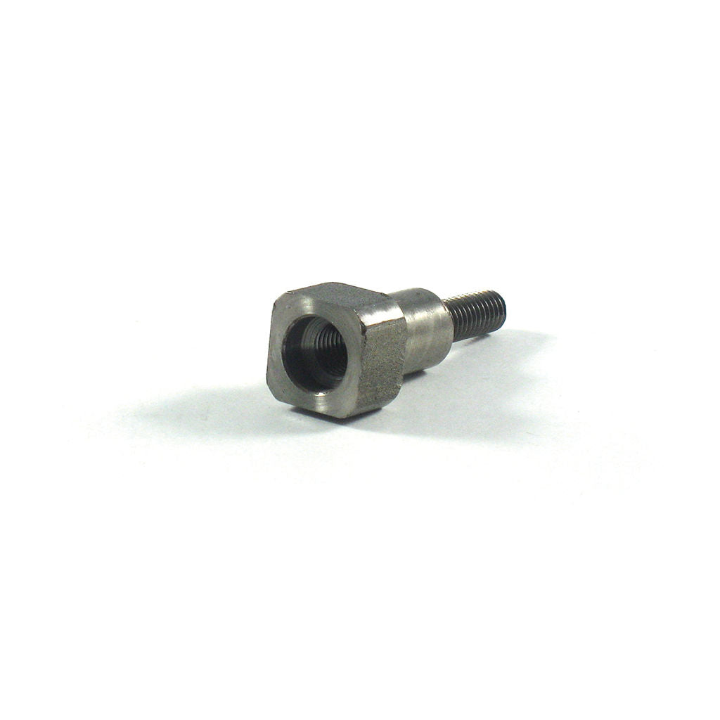 GASPARES BRN7153 female square arbor 10mm x 1.25mm left-hand countersunk for Stihl, metal component.