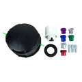 PROKUT Rapid-Feed 400 bump feed nylon trimmer head BRN8560 with adaptors and studs for straight and bent shaft trimmers