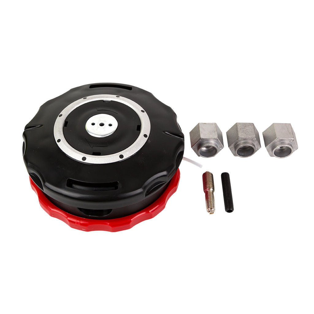 PROKUT 5 inch Easy Load Tap and Go trimmer head BRN8608 with left hand thread and adaptor kit