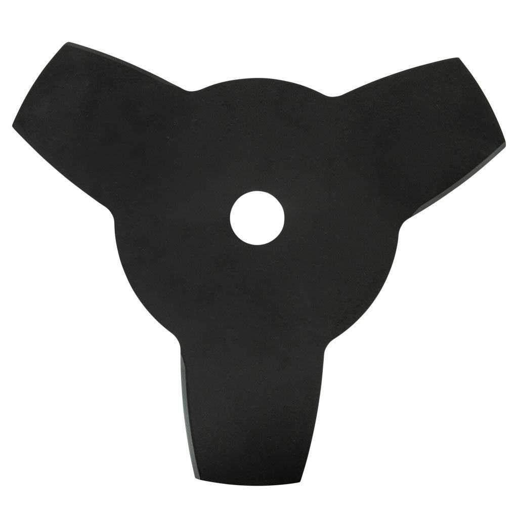 GA Universal 10 inch tri-blade brush cutter blade, 1.4 mm thick with 25.4 mm centre hole, SKU BRS5456