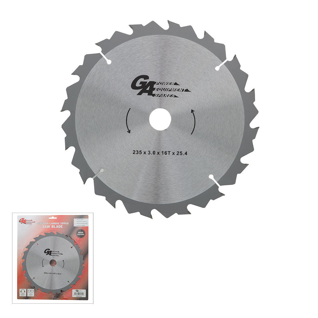 BRS5936 9 inch tungsten carbide tipped blade with 25.4 mm centre hole and 2 mm thickness