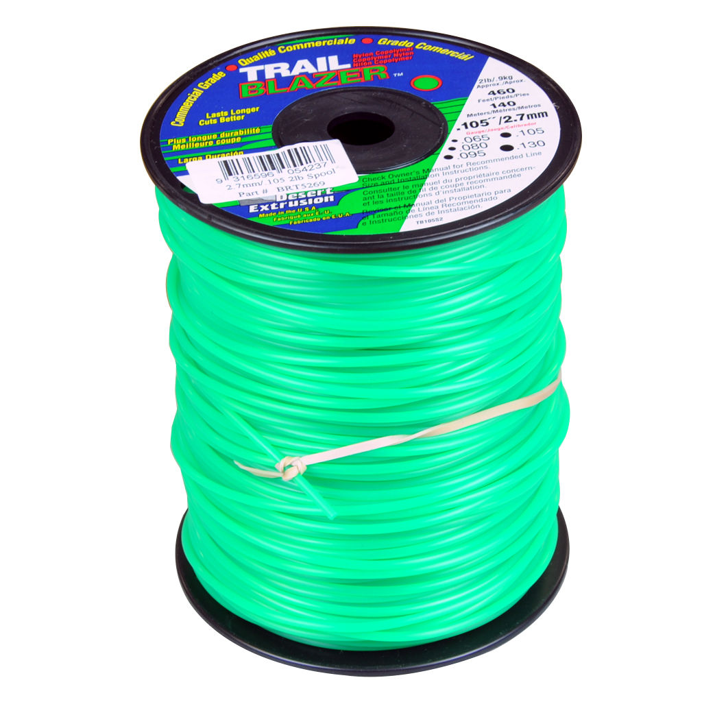 Trail Blazer round trimmer line spool, .105 inch / 2.70 mm, 148 m, SKU BRT5269