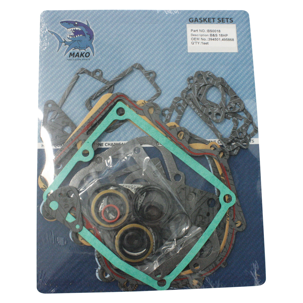 Gasket Set - Briggs - 394501, 491856, 495868 By Jakmax - image 1