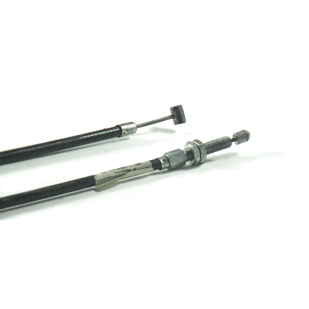 Victa Imperial clutch cable 50 inch with cylinder end, SKU CAC484, coiled cable with fittings.