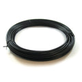 30 metre bulk roll of plastic coated outer throttle cable, SKU CAC6883, coiled black cable on a roll