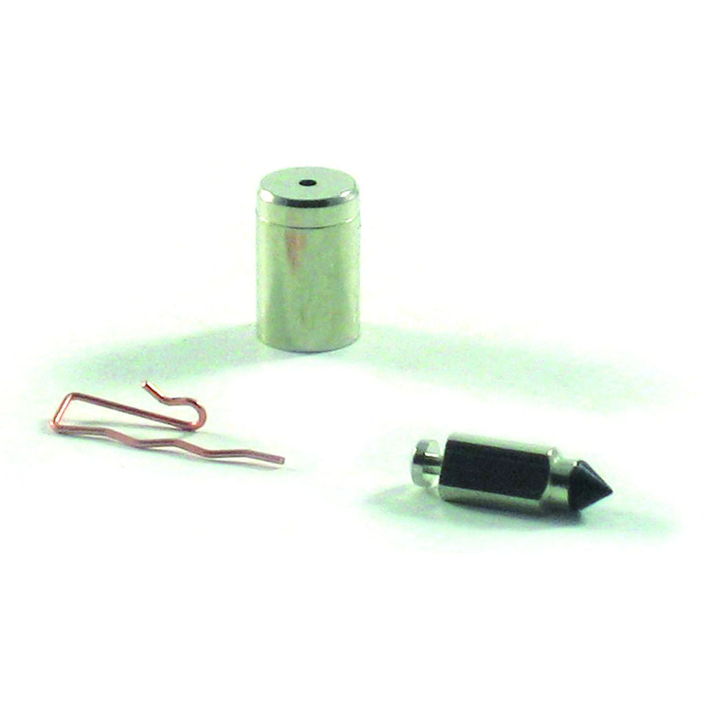 Briggs &amp; Stratton needle and seat kit CAM2957 with press-in brass seat for gravity feed carburettors