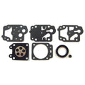 Non-genuine Walbro D1-WY diaphragm kit CAS459219 showing diaphragms and gaskets for WY model carburettors