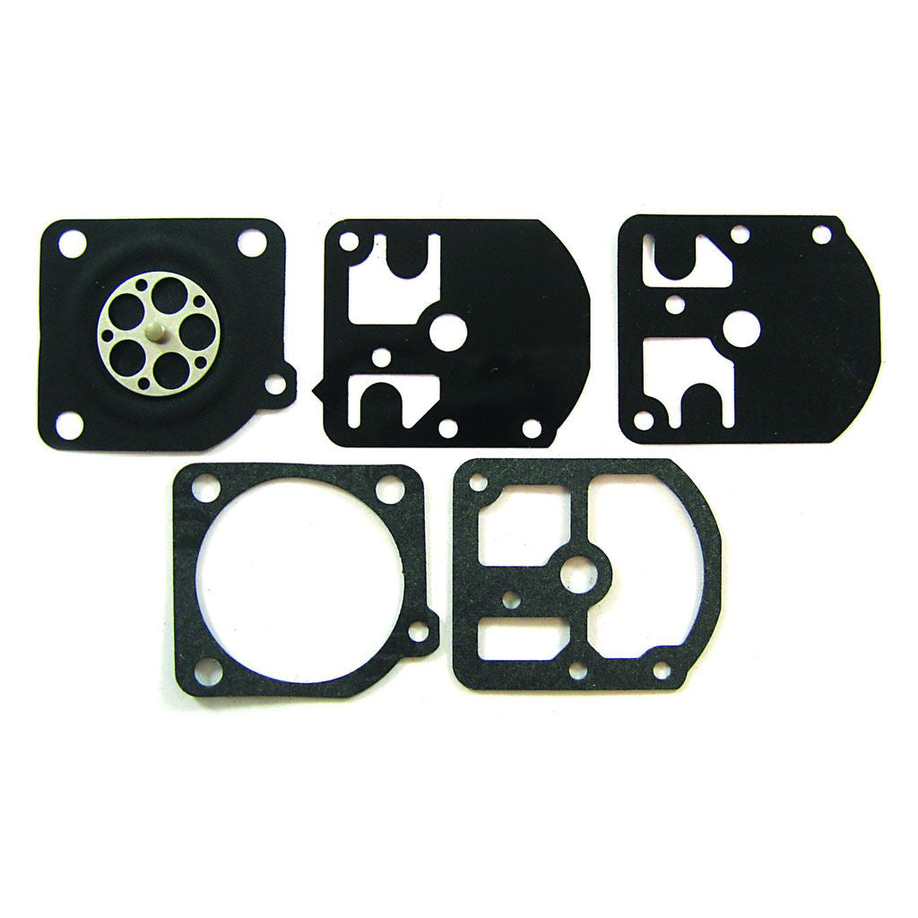 ZAMA GND-7 diaphragm and gasket set, SKU CAS8215, showing carburettor diaphragm and gasket components
