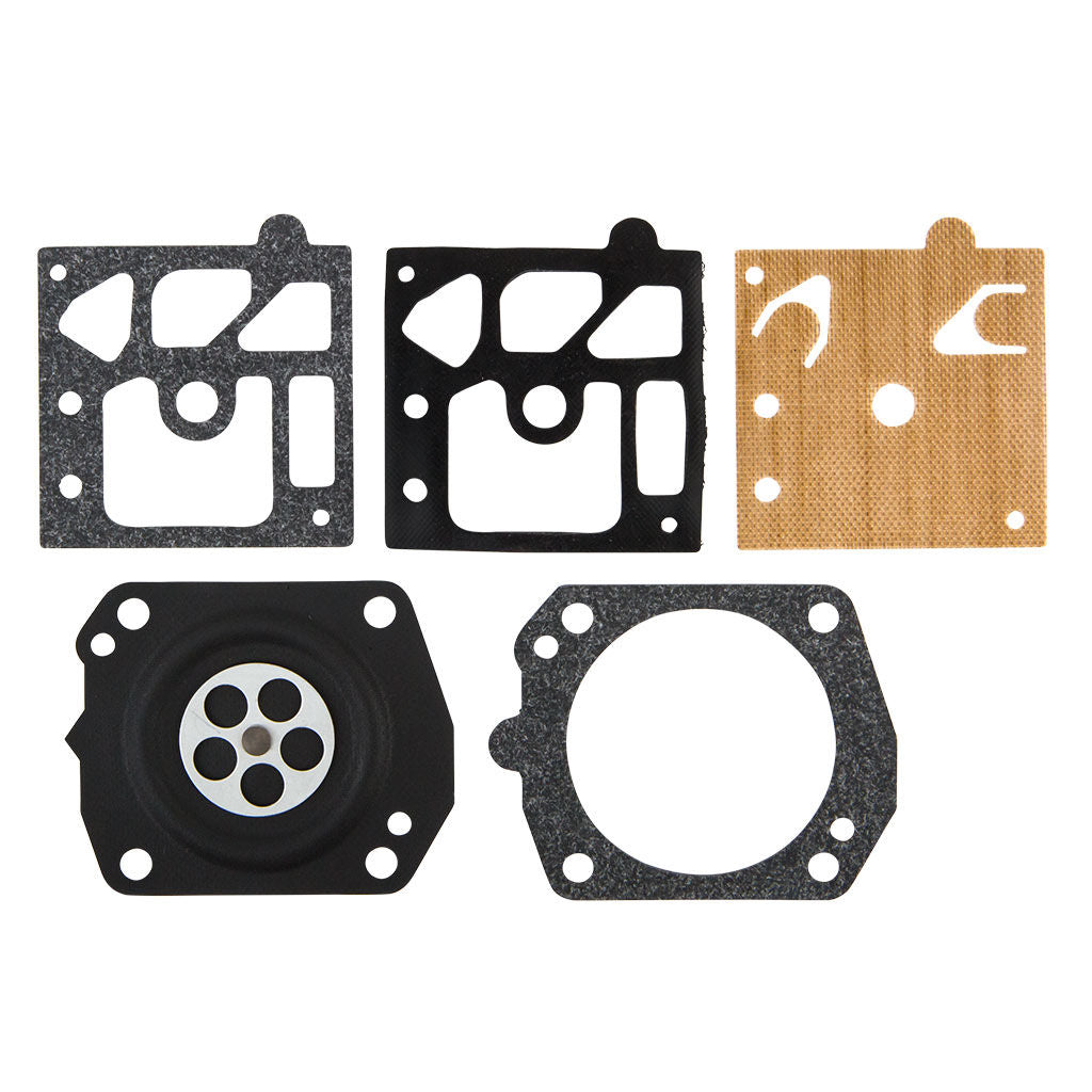 Non-genuine Walbro D10-HD diaphragm and gasket set, SKU CAS8698, showing carburettor diaphragms and gaskets