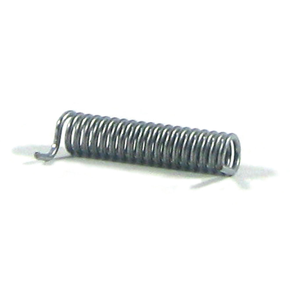 Victa rear flap spring, SKU CHD5105, metal coil spring for mower chassis and late plastic flap