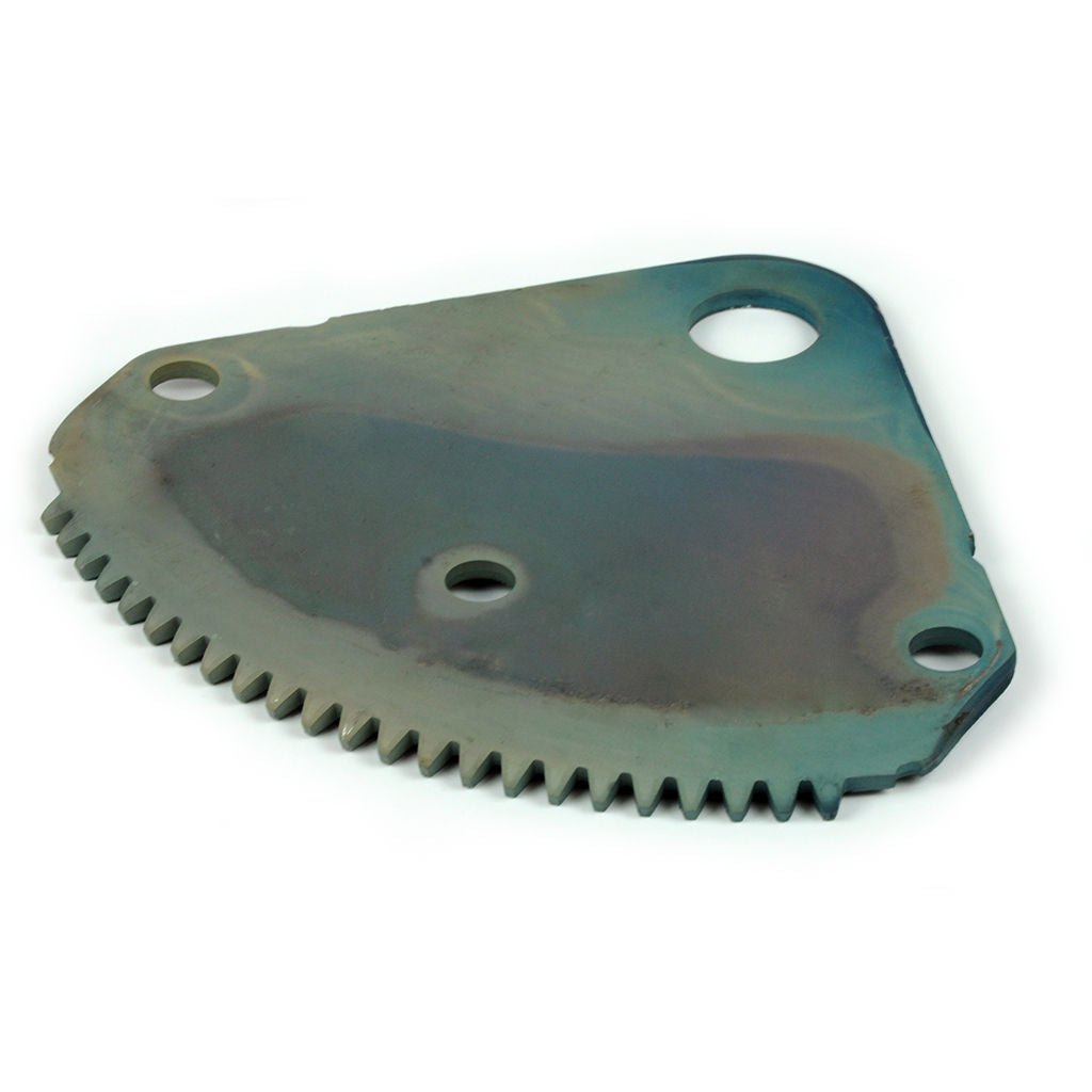 Metal steering sector gear for Murray and Rover ride-on mowers, part SKU CHD7612