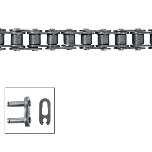 Roll of 08B roller chain, 1/2″ x 5/16″, 10 foot length, SKU CHM7894