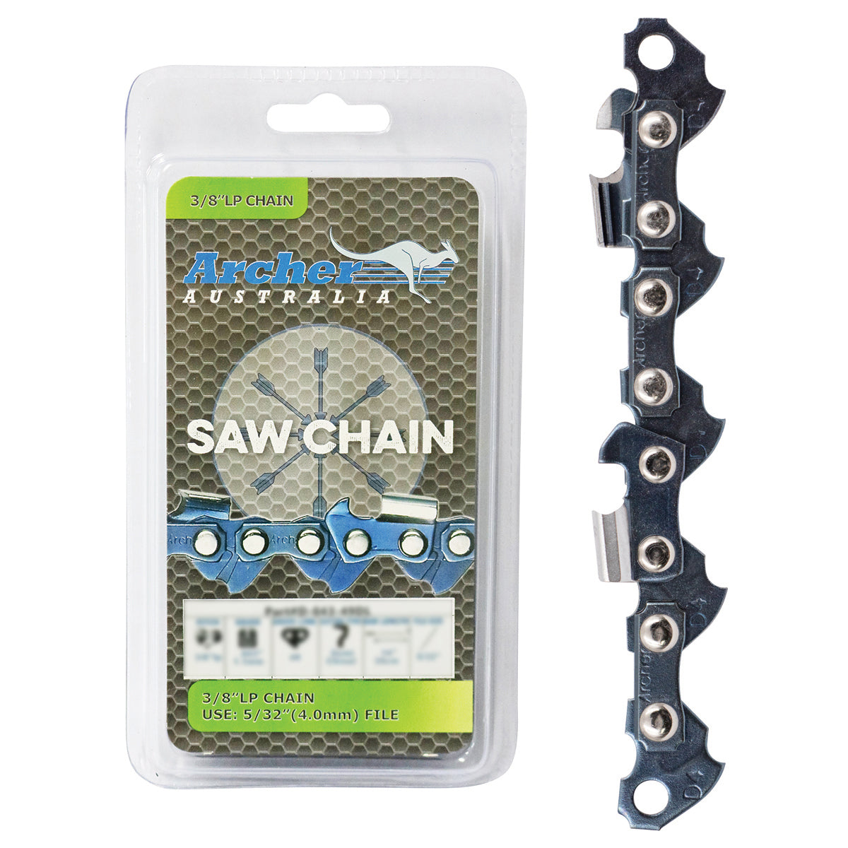 Chain Loop Semi Chisel - 3/8" LP, .043", 44DL By Jakmax - 043-44DL - featured image