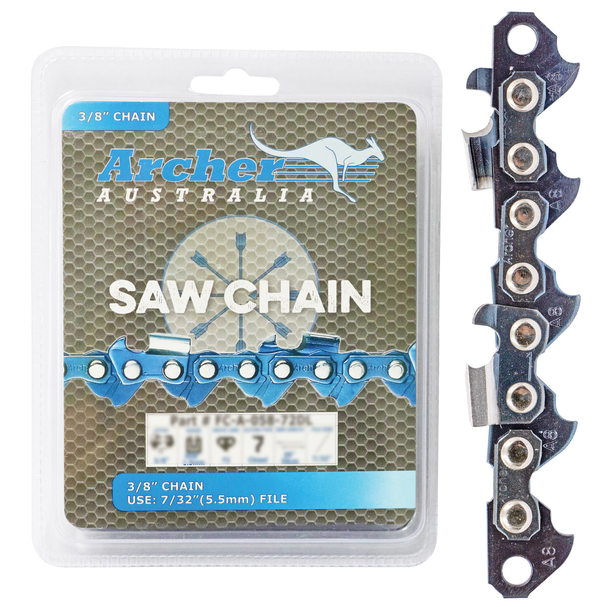Chain Loop Full Chisel - 3/8", .058", 72DL By Jakmax - A-058-72DL - featured image