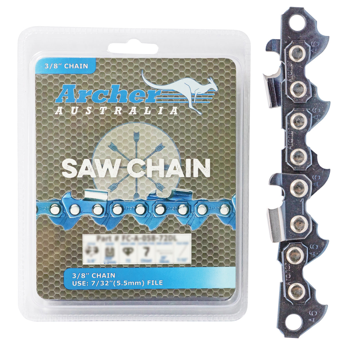 Chain Loop Full Chisel - 3/8", .063", 72DL By Jakmax - A-063-72DL - featured image