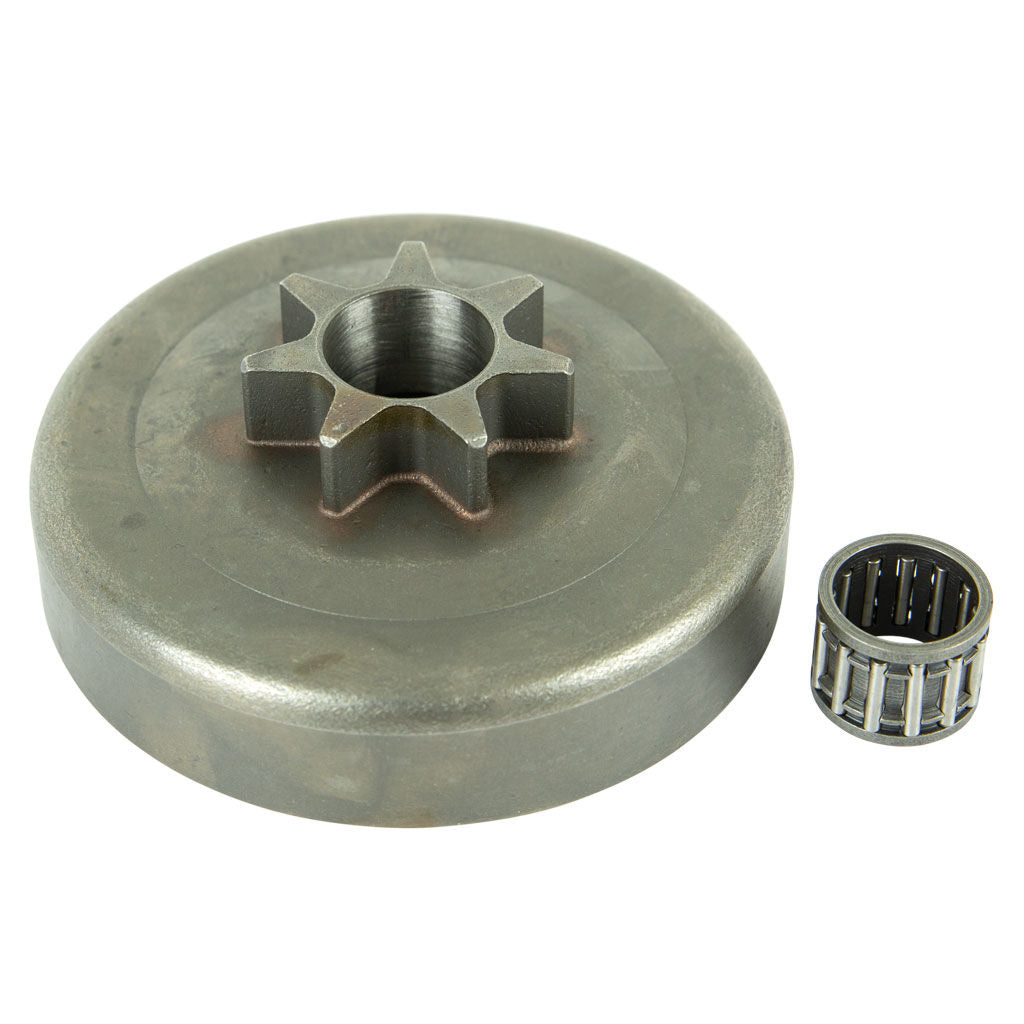PROKUT one-piece spur sprocket GAF38071, .325 pitch, 8 drive teeth, with clutch drum and bearing