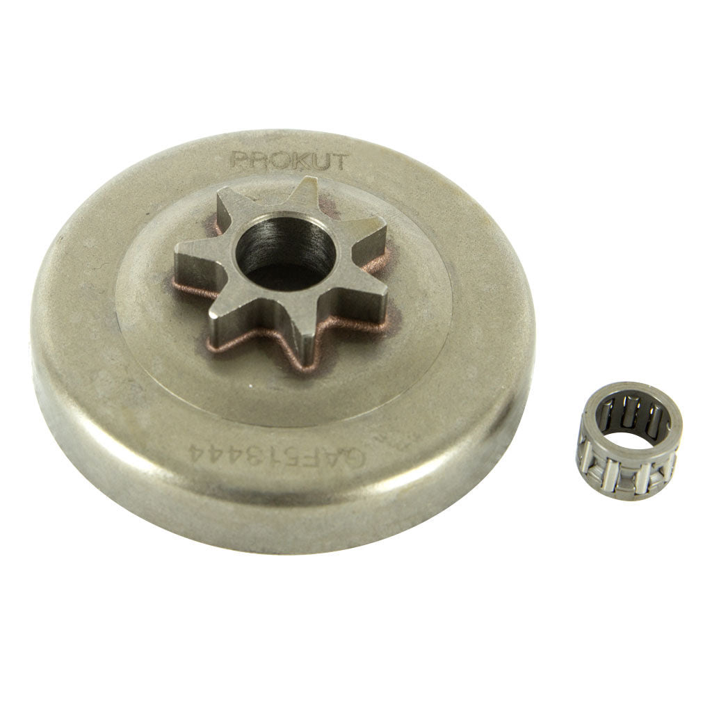 PROKUT one-piece spur sprocket with clutch drum, .325 pitch 7 teeth, SKU GAF513444
