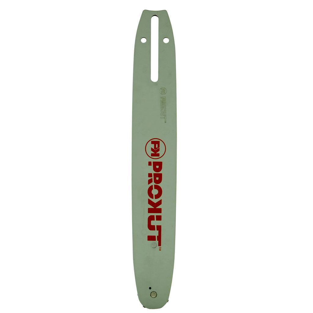 PROKUT 12 inch AG mount laminated sprocket nose chainsaw guide bar, SKU GAFAG1220DL, side view