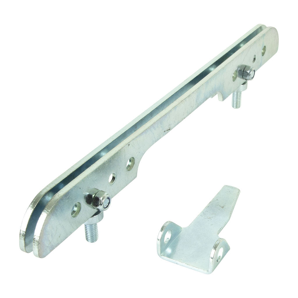 Vise jaws and chain stop kit for 3/4 chain, SKU GAFK00200406, showing metal jaws and stop block