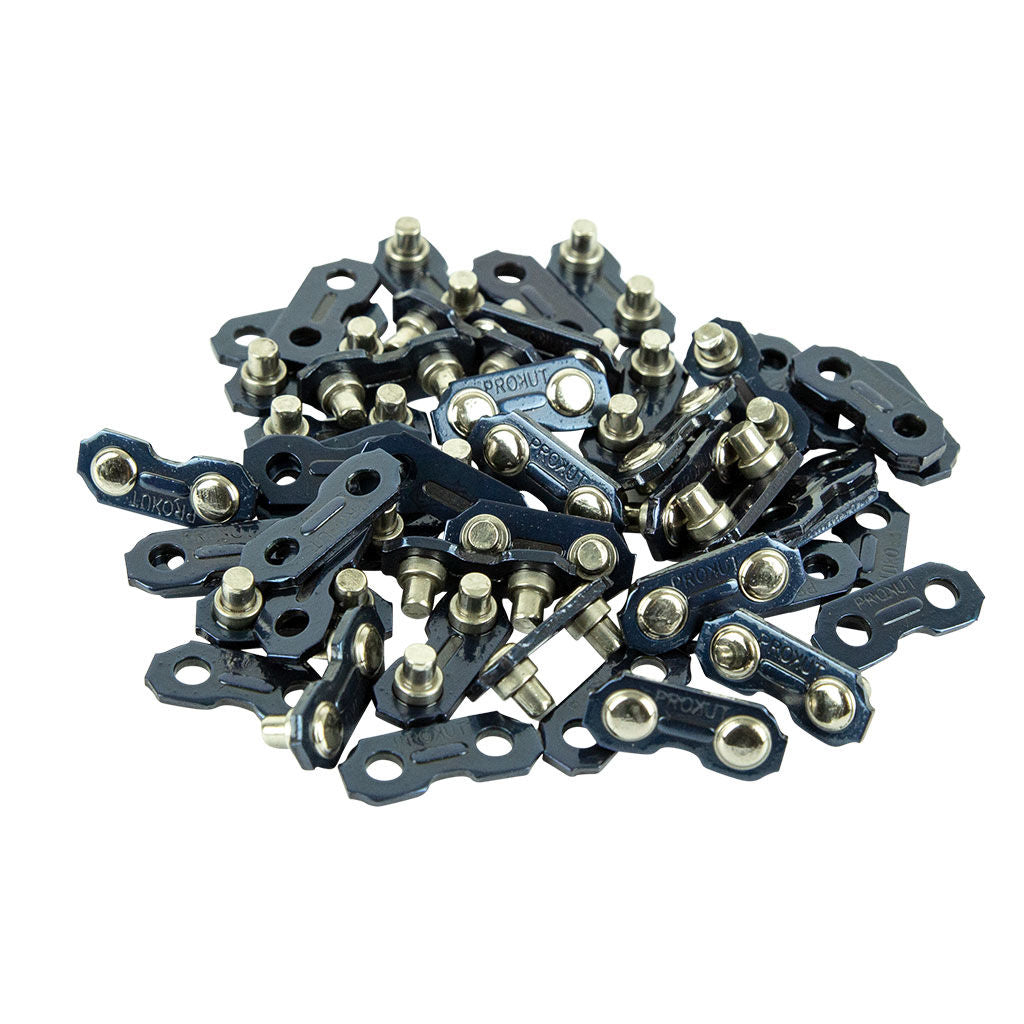 PROKUT preset and tie strap chain joiner kit GAFP521700 for .404 inch pitch .063 inch gauge 53F chain, pack of 25