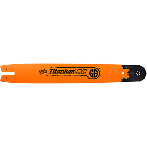 28 inch harvester guide bar with 3/4 inch pitch and replaceable nose tip, SKU GBFWBSM28-122BC