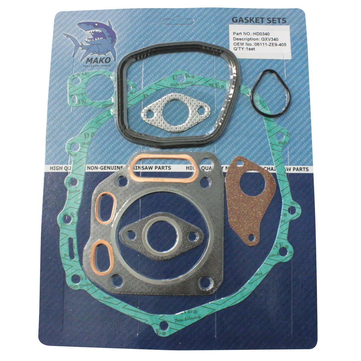 Gasket Set - Honda GXV340 - 06111-ZE9-405 By Jakmax - image 1