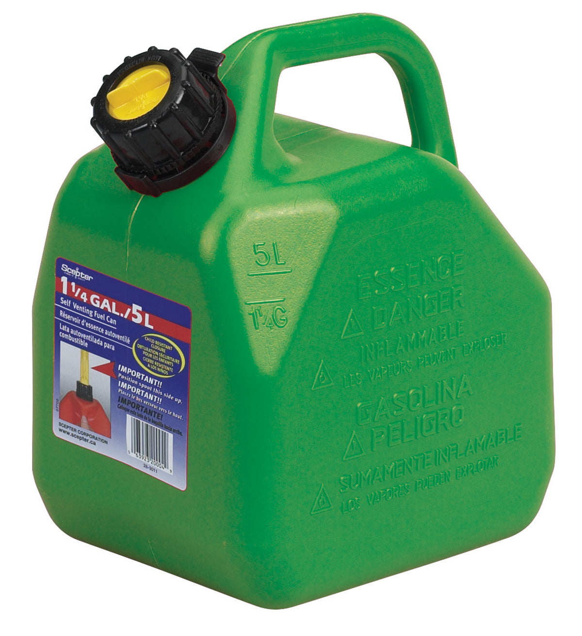 5 Litre Jerry Can - Green Two Stroke By Jakmax - image 1