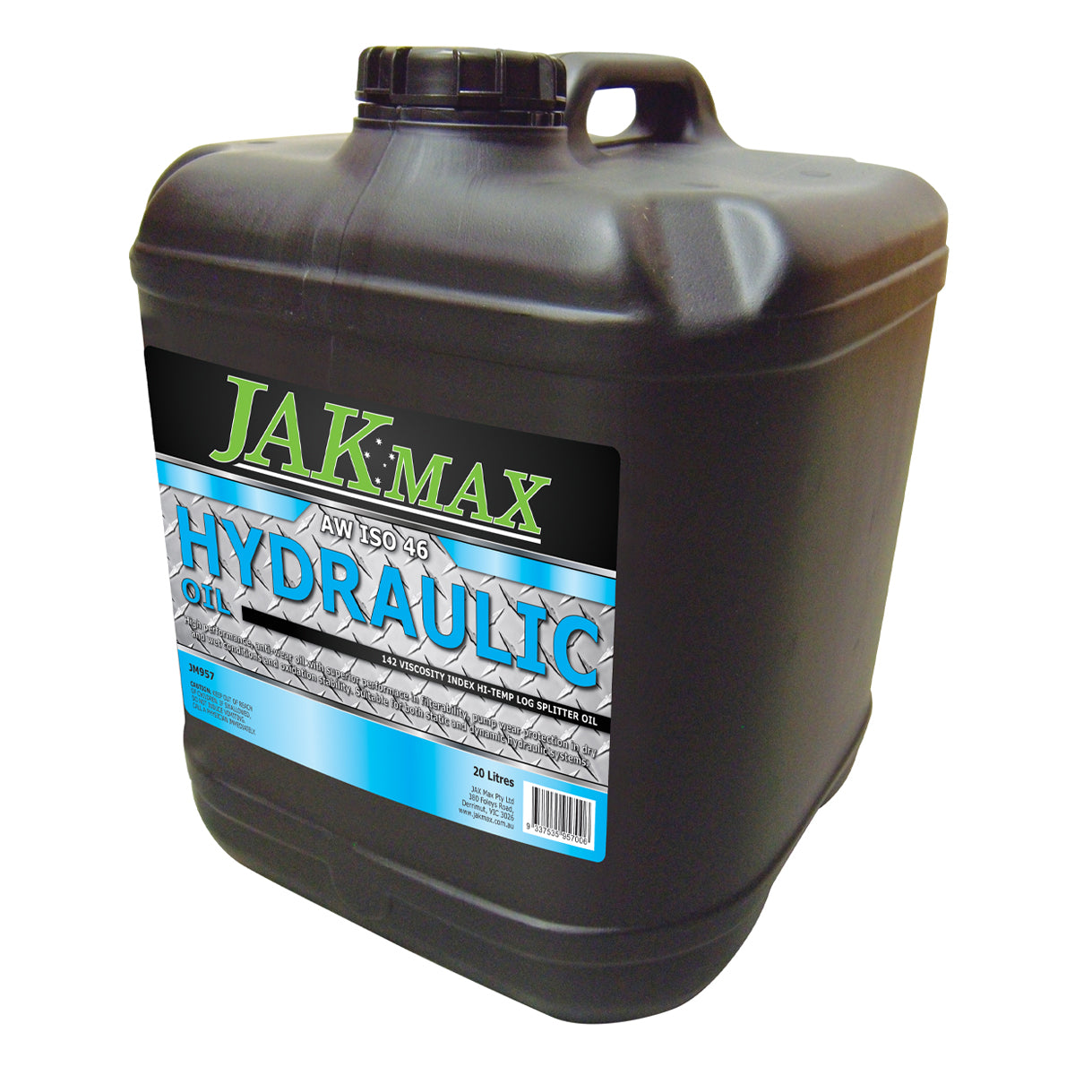 LOG SPLITTER HI-TEMP HYDRAULIC OIL - 20 LITRE By Jakmax - Temp Hydraulic Oil 20L - featured image - 1