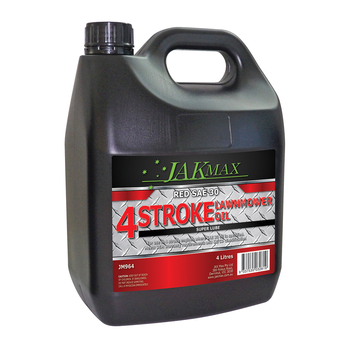 SAE 30 (Red) - 4 Litre (4 x 4 Litre) By Jakmax - featured image