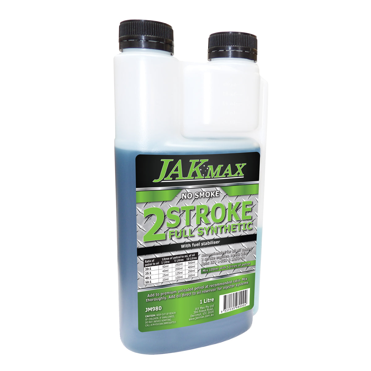 2 Stroke Full-Synthetic - 1 Litre (12 x 1 Litre) By Jakmax - image 1