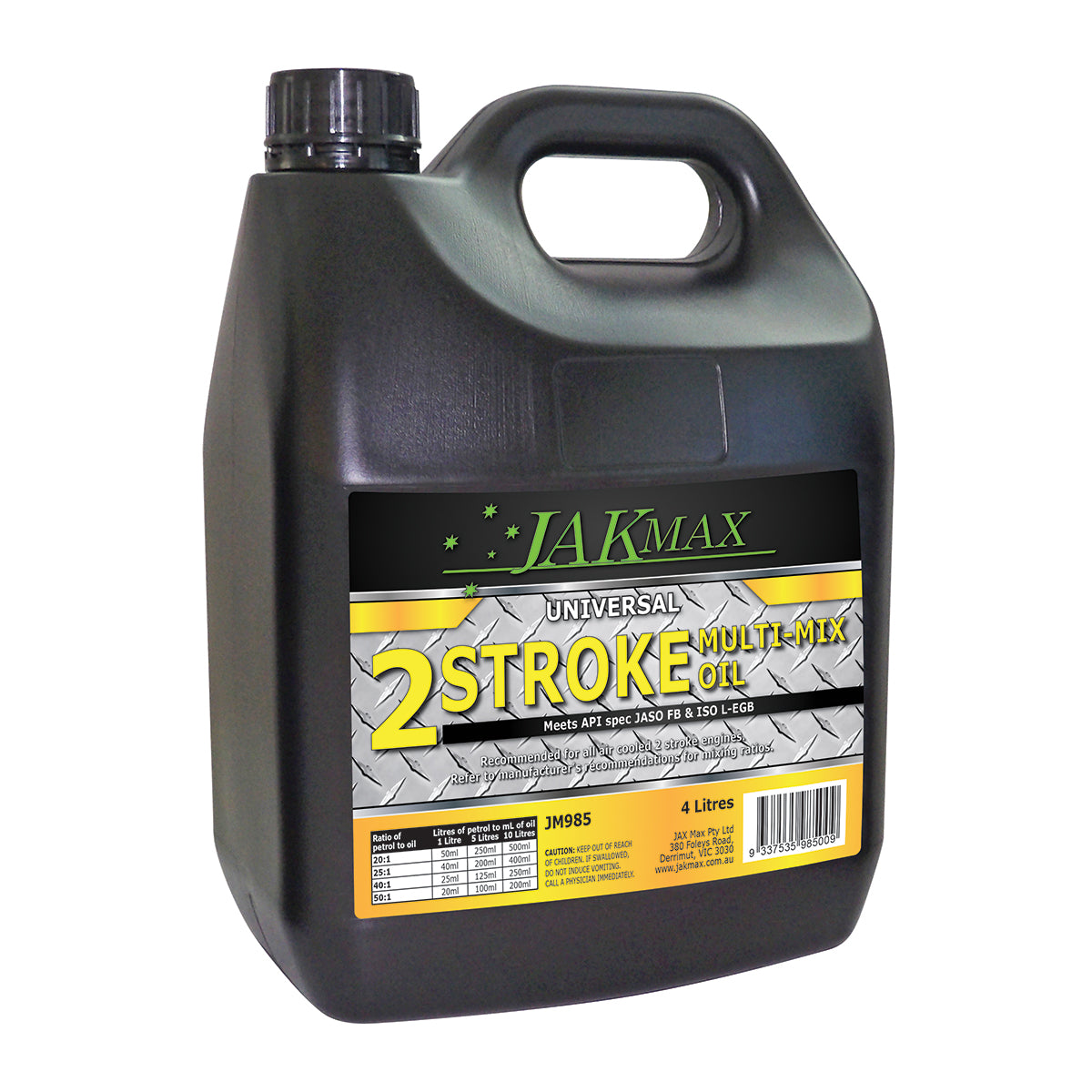 2 Stroke Universal Multi-Mix - 4 Litre (4 x 4 Litre) By Jakmax - featured image