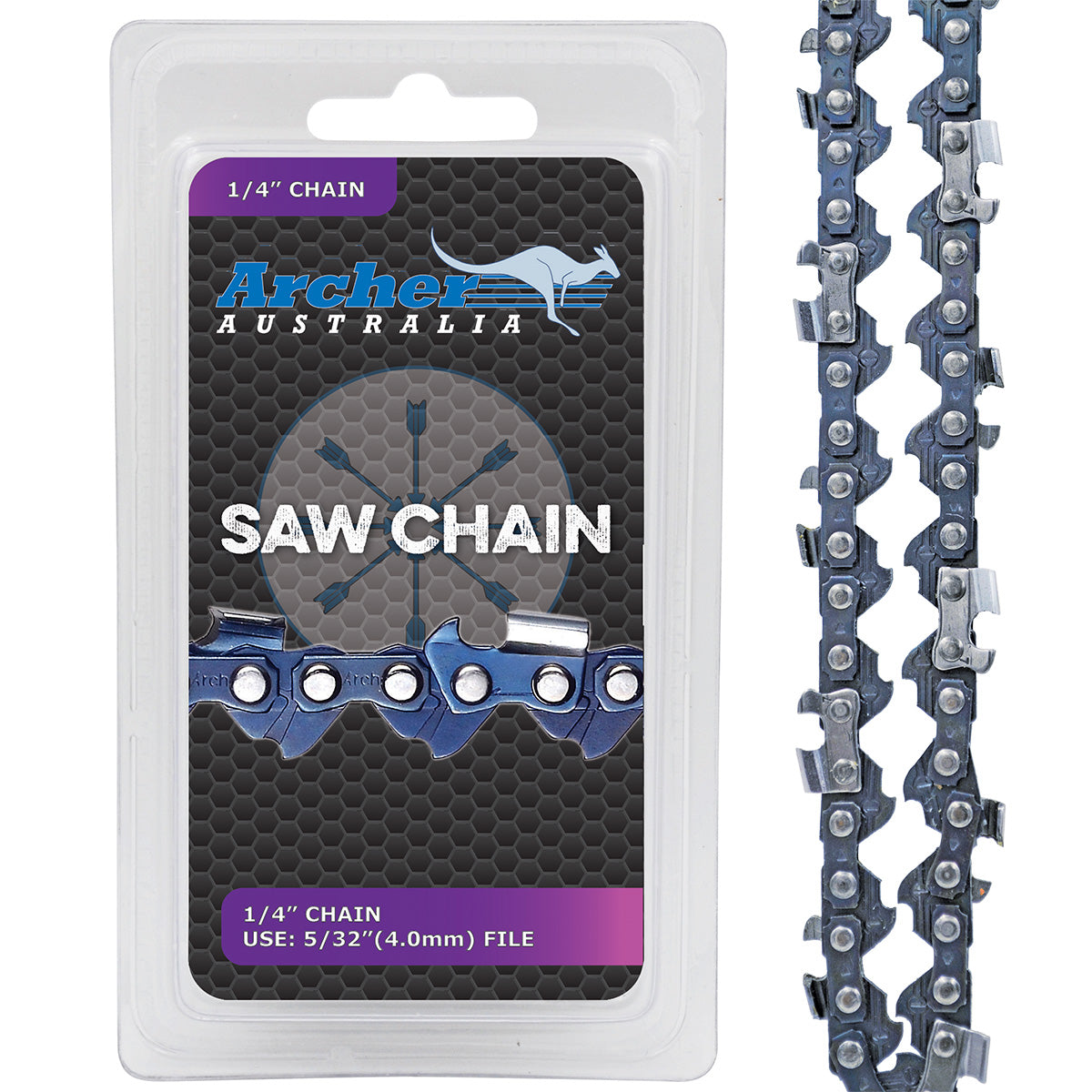 Chain Loop Semi Chisel - 1/4, .050, 58DL By Jakmax - 050-58DL - featured image