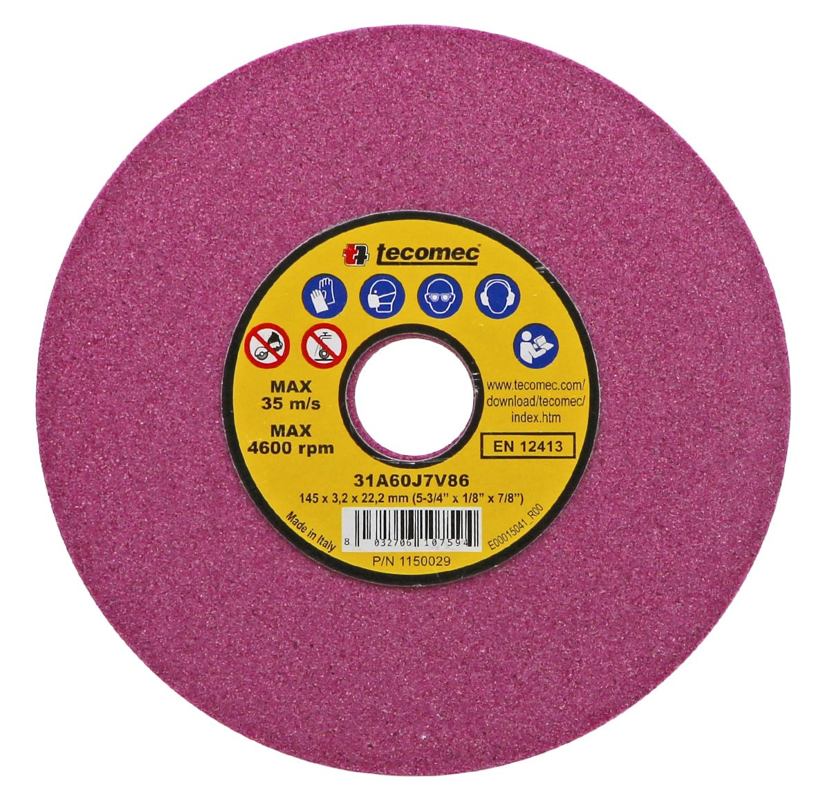 Tecomec Grinding Wheel - 145x22.2x3.2 By Jakmax - featured image