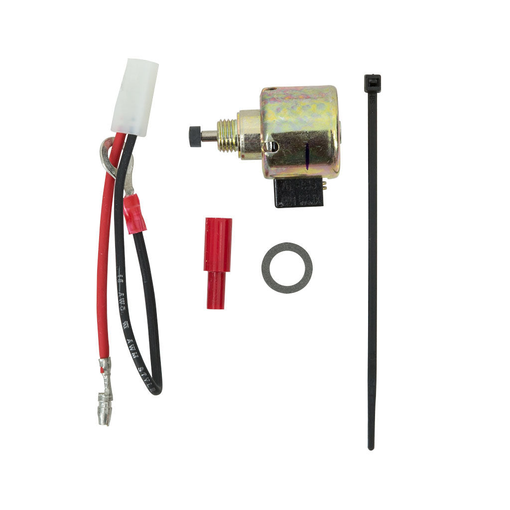 Kohler fuel solenoid repair kit KOH1275733-S with solenoid body and fittings for CH and CV engines